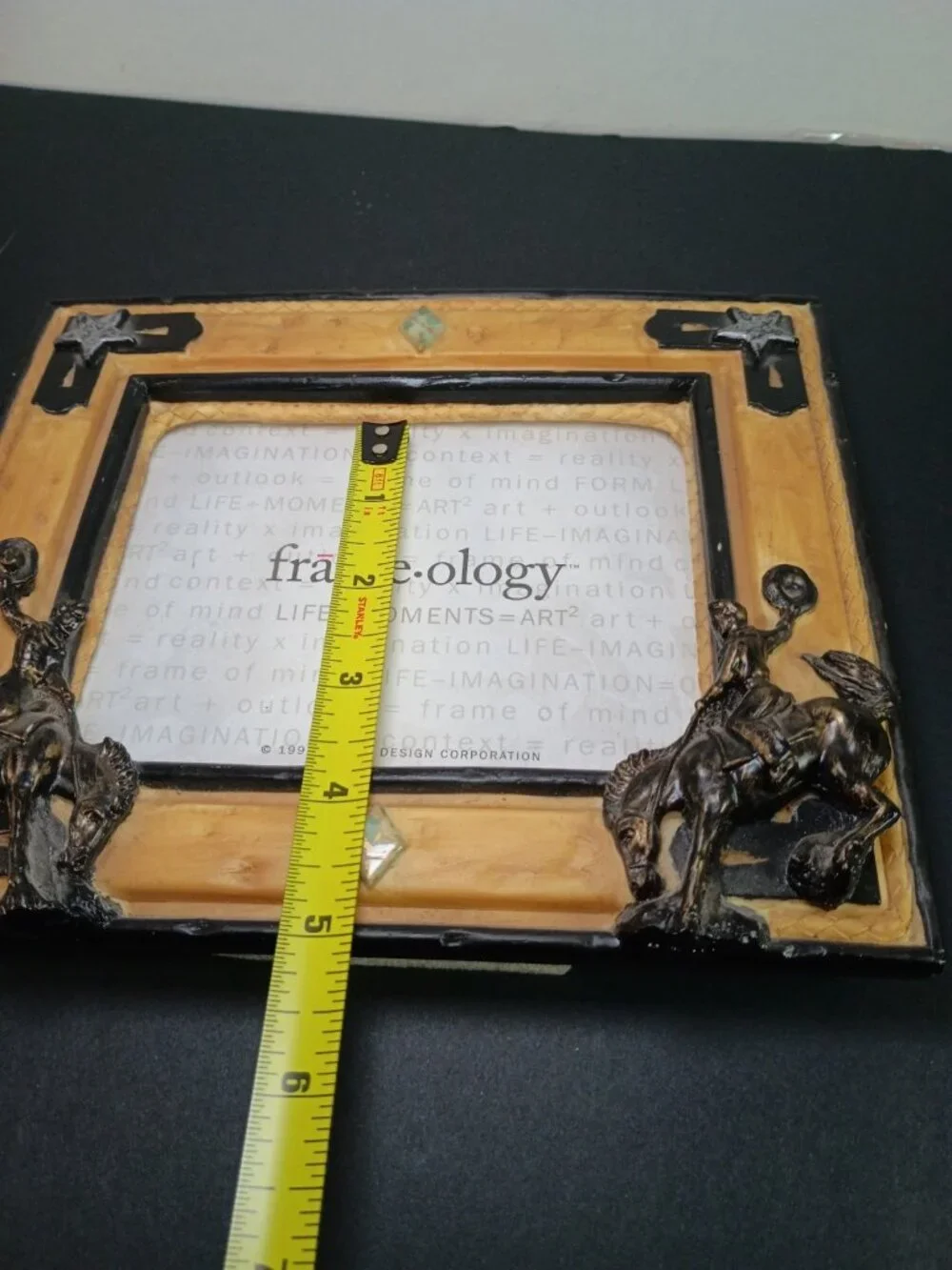 Framology Cowboy 3D Picture Frame Rustic Western Cowboys